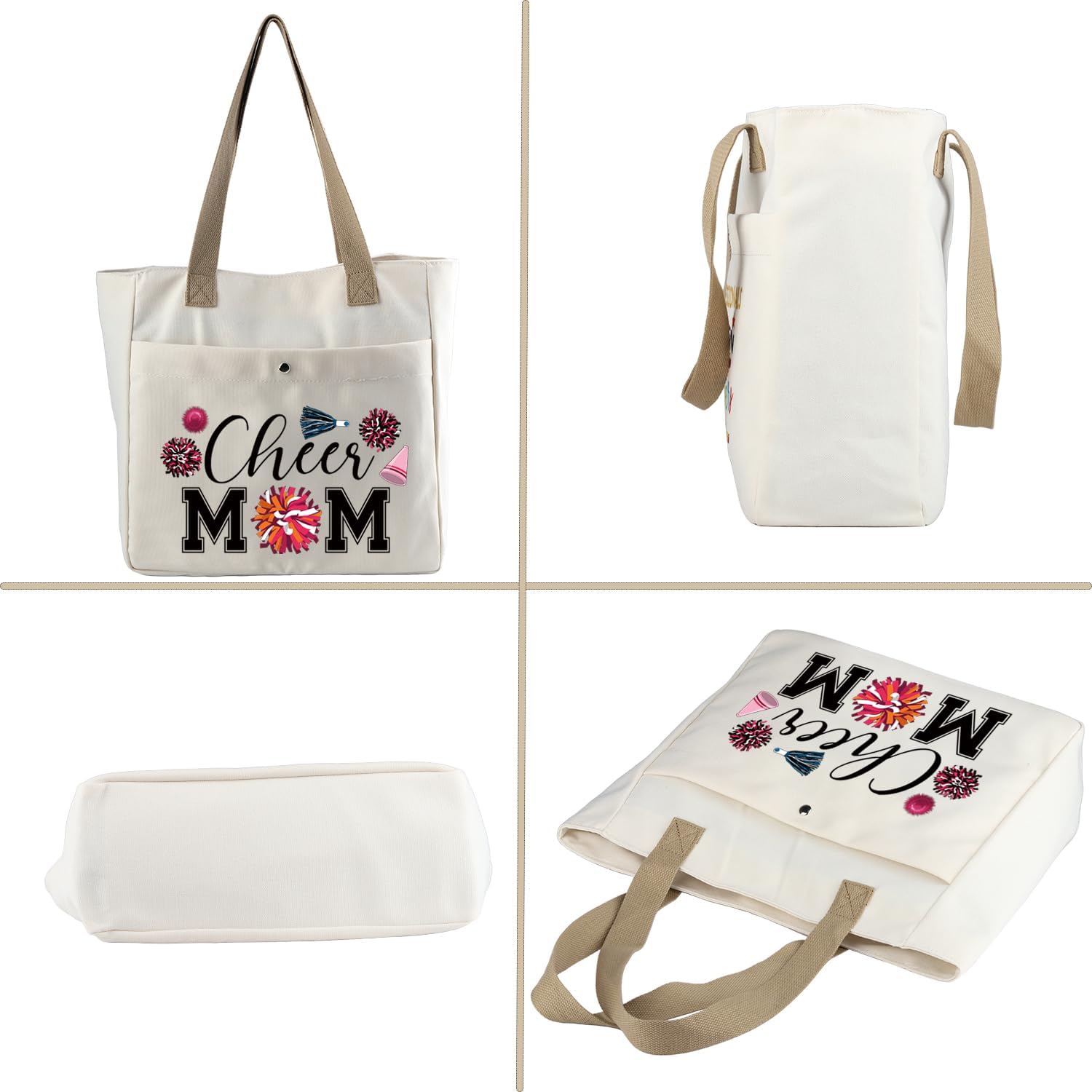 MBMSO Cheer Tote Bag - Mom & Cheerleaders Gift - Cheerleading Sports Bag - Image 6