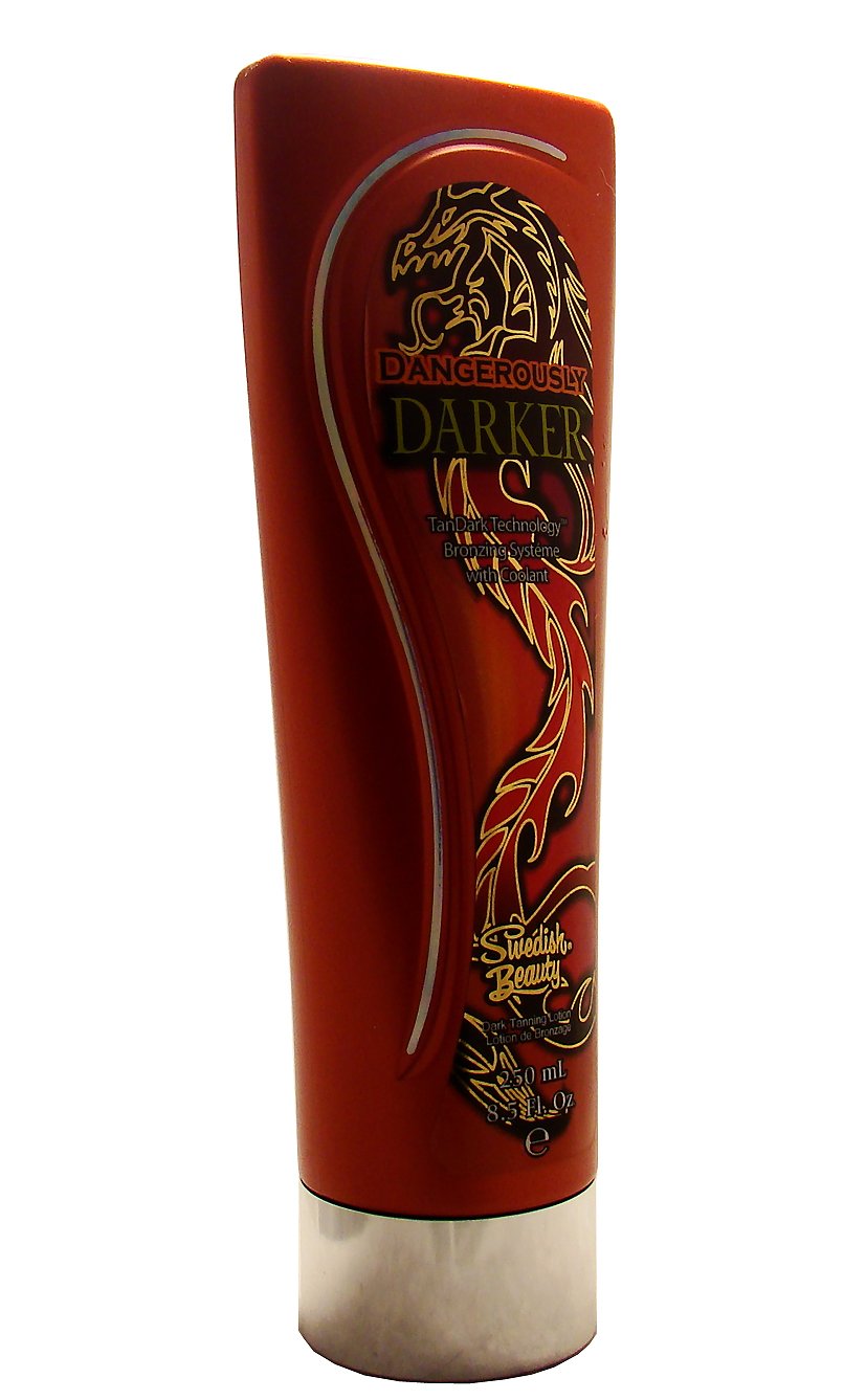 Dangerously Darker Bronzer Swedish Beauty Tanning Lotion 8.5 Oz
