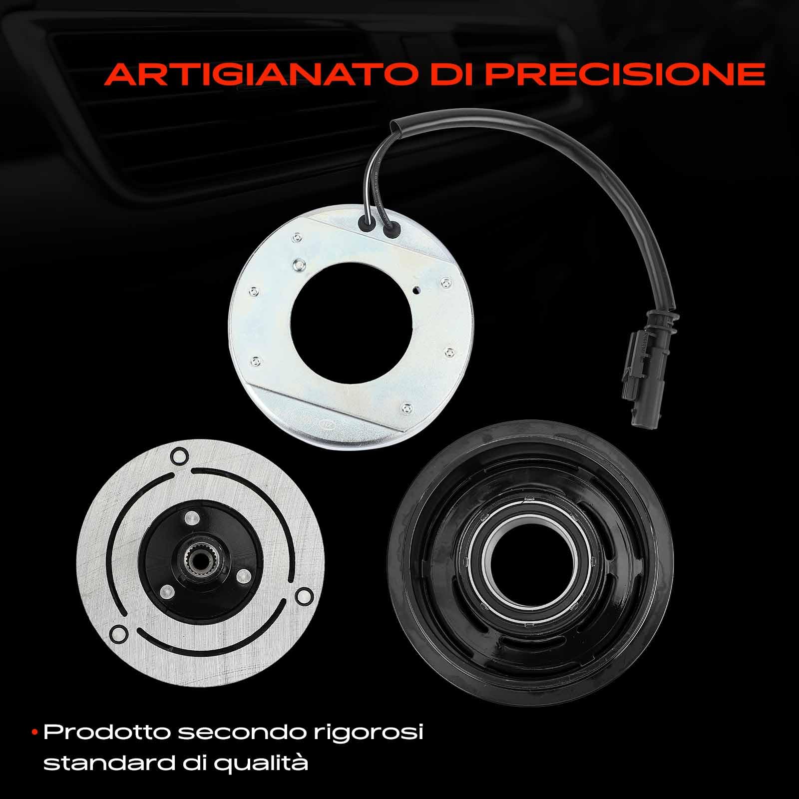 Frankberg Puleggia motrice + Puleggia della cinghia + Bobina del solenoide CVC Benzina Compatibile con Cruze J300 Compatto J305 Orlando J309 Astra J P10 Replace# 13414019