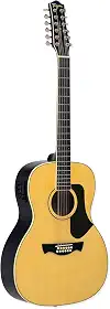 VIOLÃO 000 12 CORDAS NON-CUTAWAY EQ AÇO T/SPRUCE B/S AGATHIS LATIN AMERICA AZTECA XII NC NTABS T...