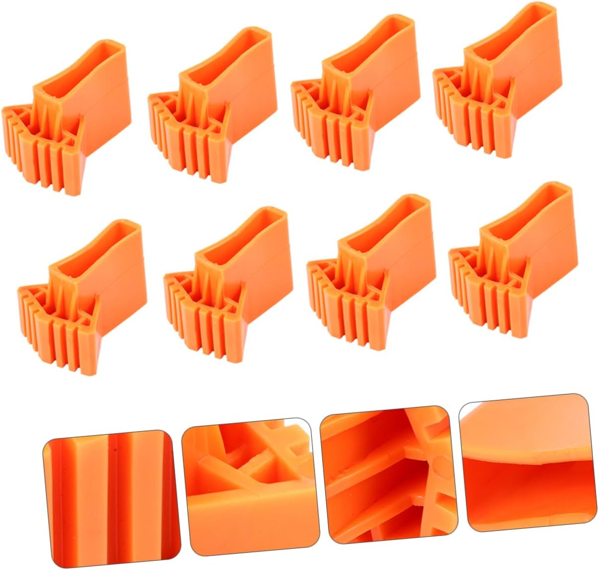 8pcs Ladder Foot Covers Non-Slip Heavy Duty Stabilizer Pads for Ladders Chair Leg Caps Home Supplies Accessory