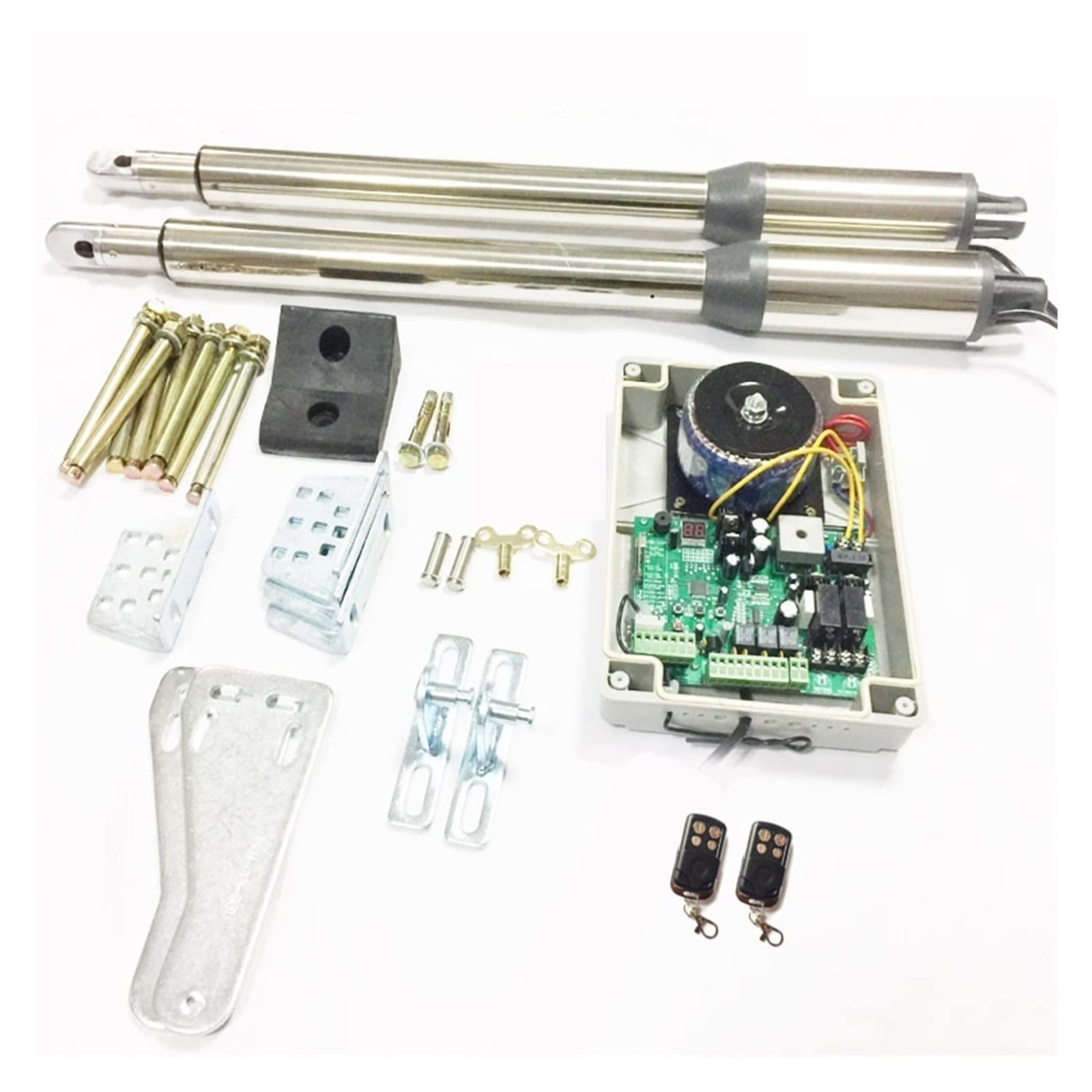 Attuatore lineare Elettrico 300kgs Motore di Apertura Automatica del cancello a Battente for Strada privata(Kit 3)