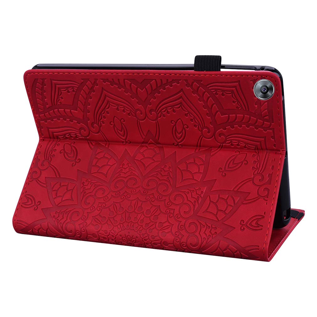 Hülle Für Huawei MediaPad M5 (8,4 Zoll) – PU Leder Mit Ständer, Mandala-Druck, Schwarz
