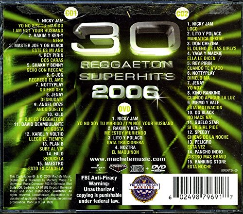 30 Reggaeton Superhits 2006