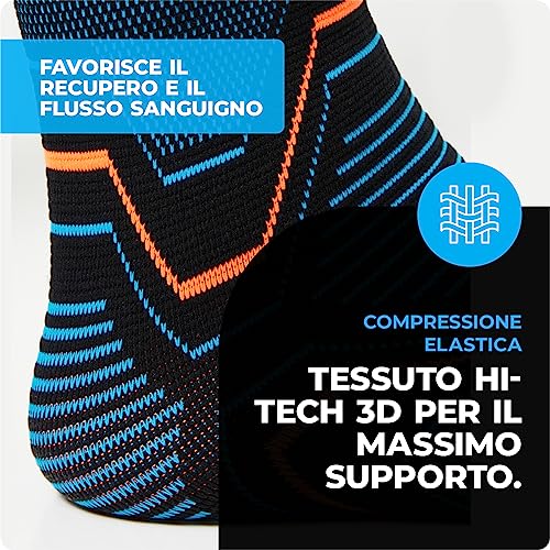 Vitto Cavigliera Ortopedica - Cavigliera Sportiva Per Danni Ai Legamenti, Caviglie Deboli, Tendinite Di Achille E Artrite (+ Cinturino, Xl) - 6