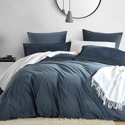 Miniatura 3 de PHF - Fundas de almohada europeas de terciopelo, 26 x 26 pulgadas, sin relleno, paquete de 2 fundas de cojín europeas, supersuaves y acogedoras,