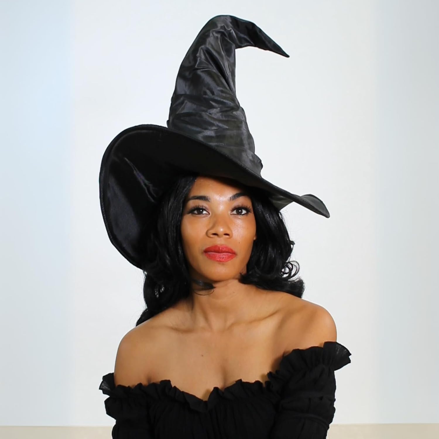 Leg Avenue Women's Large Ruched Witch Hat - Image 5
