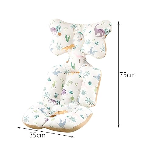 Miniatura 3 de Cojín para cochecito de bebé, tapete antideslizante antideslizante para asiento transpirable, tapete grueso para cochecito de coche, estilo C