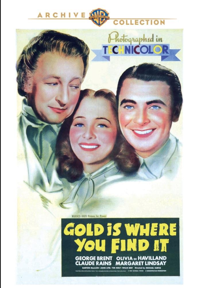 Gold Is Where You Find It DVD USA clásico del cine del oeste americano en formato original