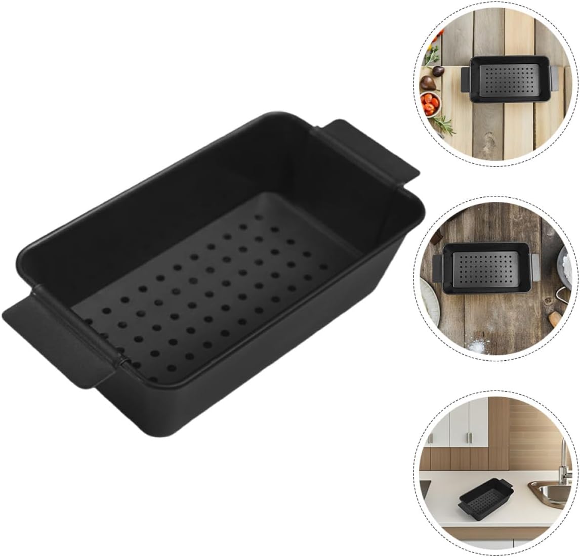 2pcs Black Non-stick Loaf Pan Bread Mold with Lid, Heavy Duty French Bread Baking Tray for Home Oven Baking and Meatloaf, Sturdy Kitchen Bakeware Set