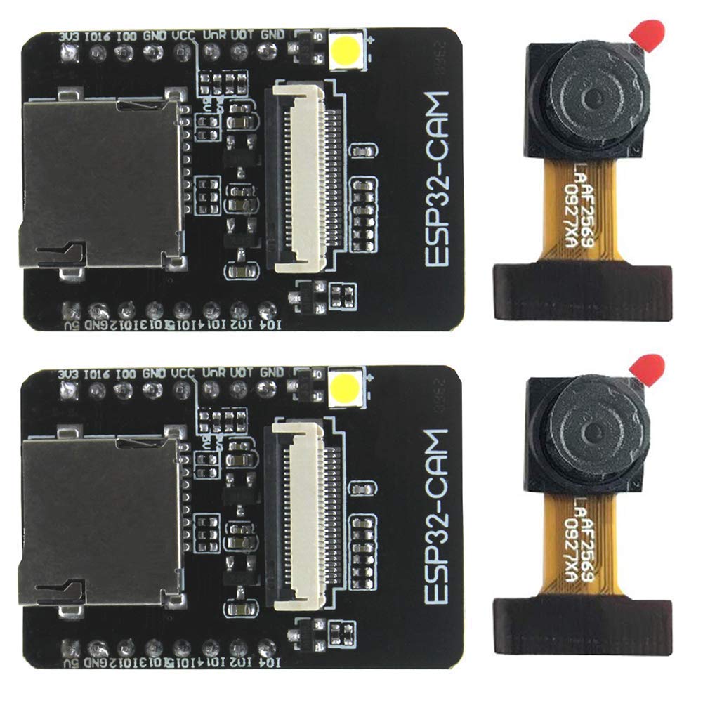Buy YUP-HU Board Module 2 Set Esp32-Cam Camera Wifi + Module 4M Psram ...