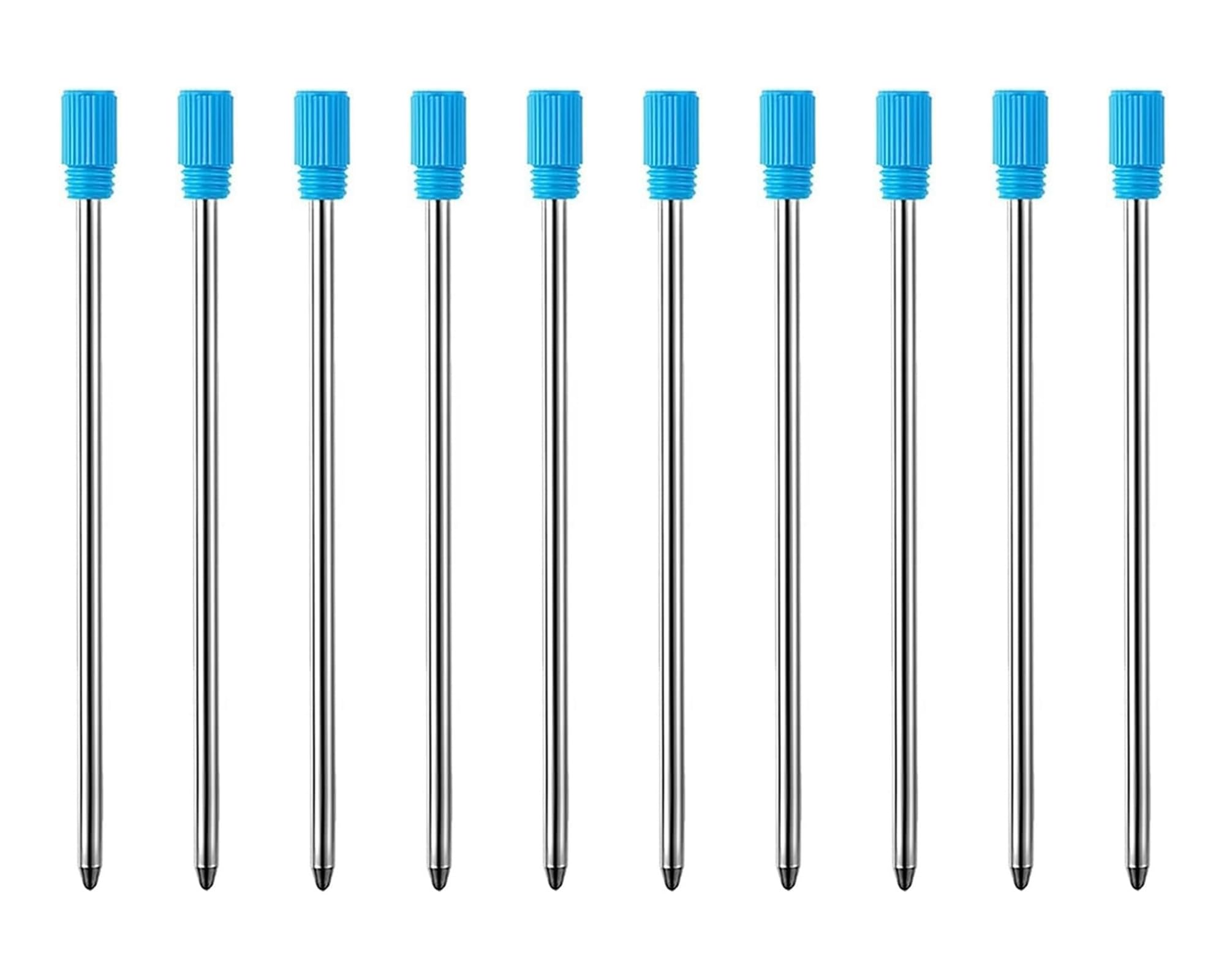 Sponsored Ad – MengRan 2.75'' Mini Ballpoint Ink Pen Refills for Twist Pens, D1 Pen Refill (Remove Blue Cap),Compatible with Swarovski Pen Refills (10 Pcs Blue Ink)