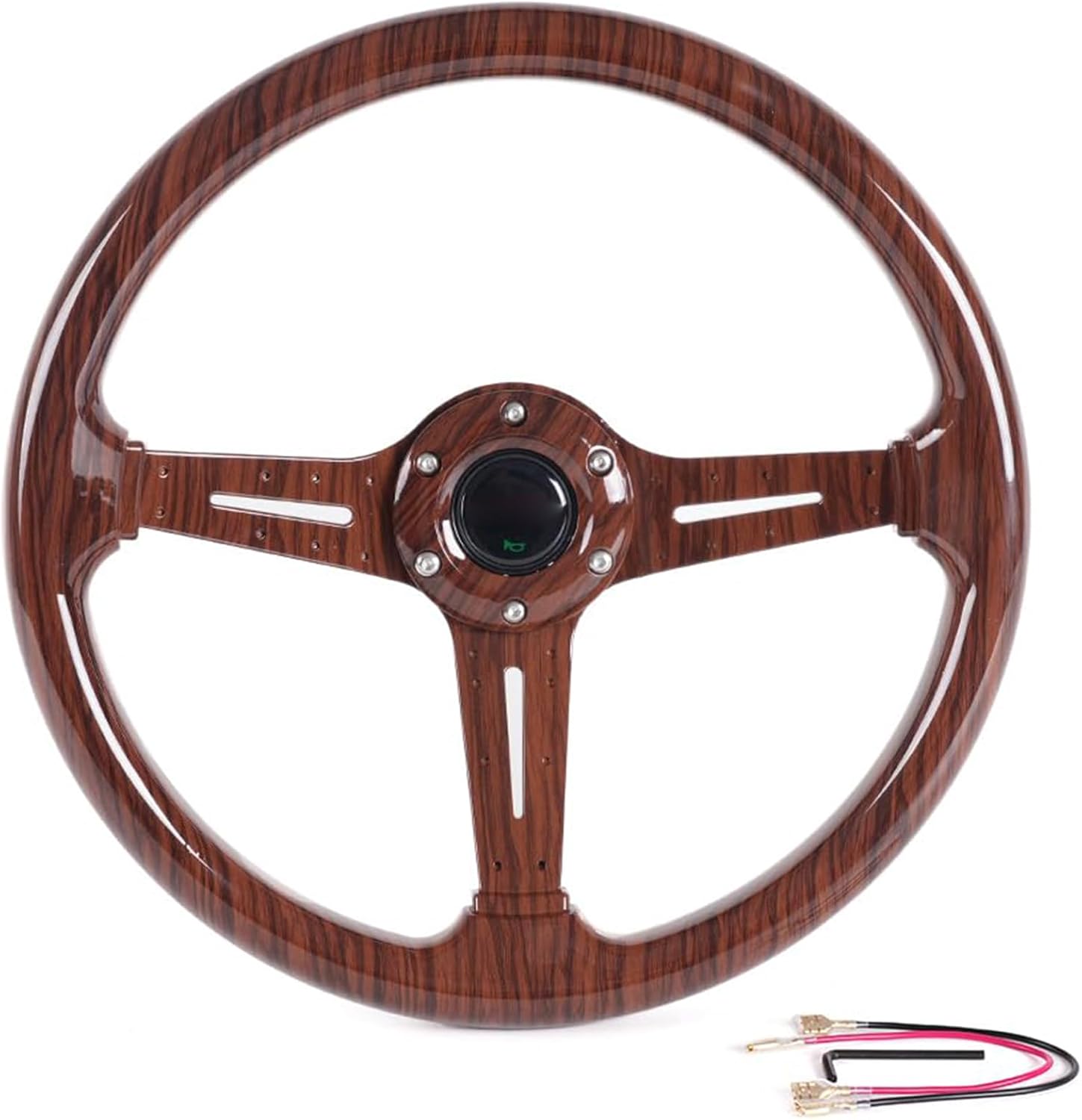 ABSクルミのテクスチャ14インチの運転制御とインテリアスタイリング車を強化するための人間工学に基づいたデザイン