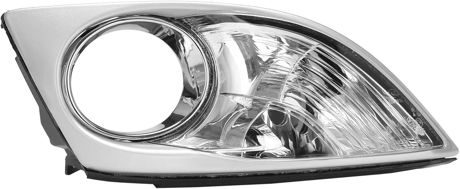 Auto Right Side Front Bumper Corner Light Cover Fog Light Cover Compatible with Mazda CX7 CX-7 2009-2011 Replacement Fog Lamp Hood