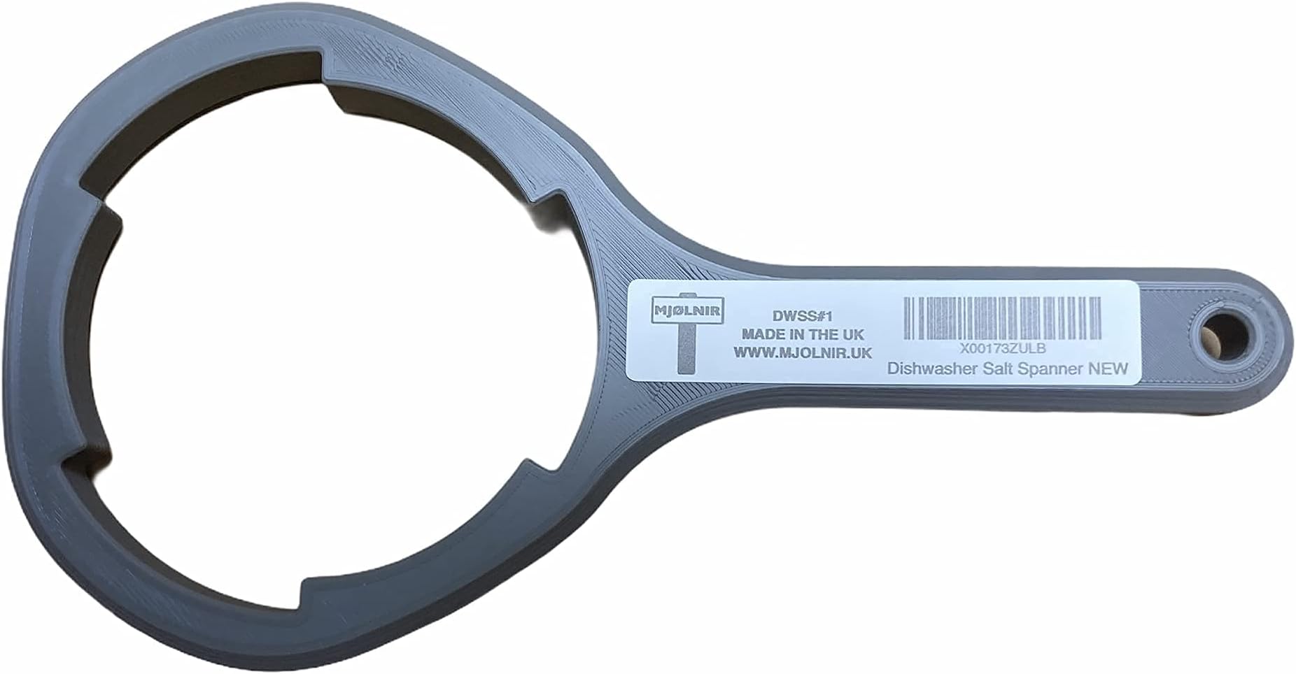 Dishwasher Salt Cap Spanner (to fit Siemens, Bosch, Neff and others) for easy removal of stuck dishwasher salt compartment filler caps