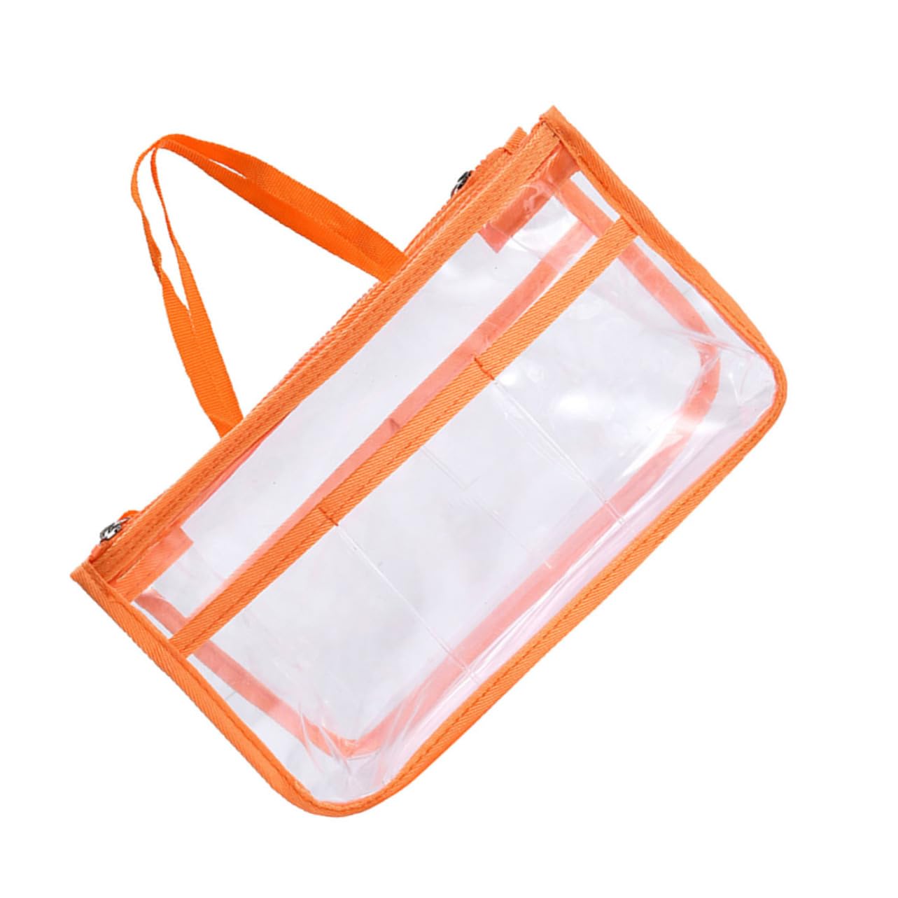 1pc Makeup Bags Personal Care Bag Shower Bag Makeup Case Makeup Box Cosmetic Storage Box Miss, Orange, 28*16.5CM