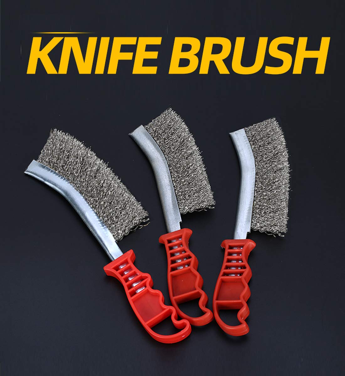 Rolson Ensemble de mini brosses métalliques (6 pièces