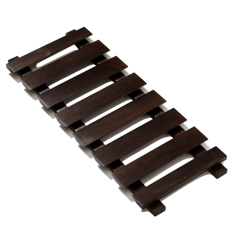 American Metalcraft Walnut / 35" L x 14" W x 1.5" H / Unique Stemware Racks