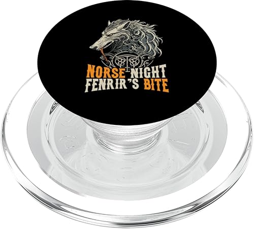 Miniatura 7 de Fenrir Wolf Viking Scandinavian Pride Norsemen Odins Wolf PopSockets Standard PopGrip