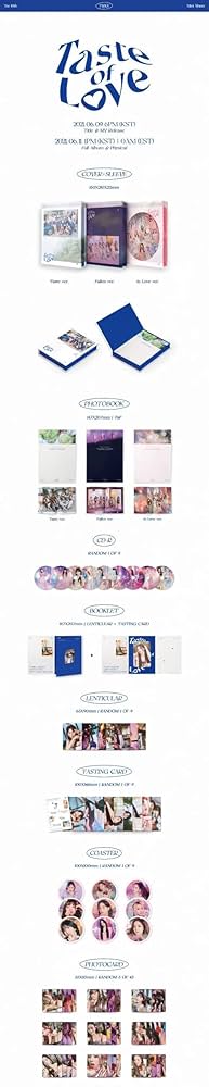 Amazon.co.jp: TWICE Taste of Love 10th Mini Album with
