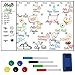 Monthly Magnetic Dry Erase Calendar | 13