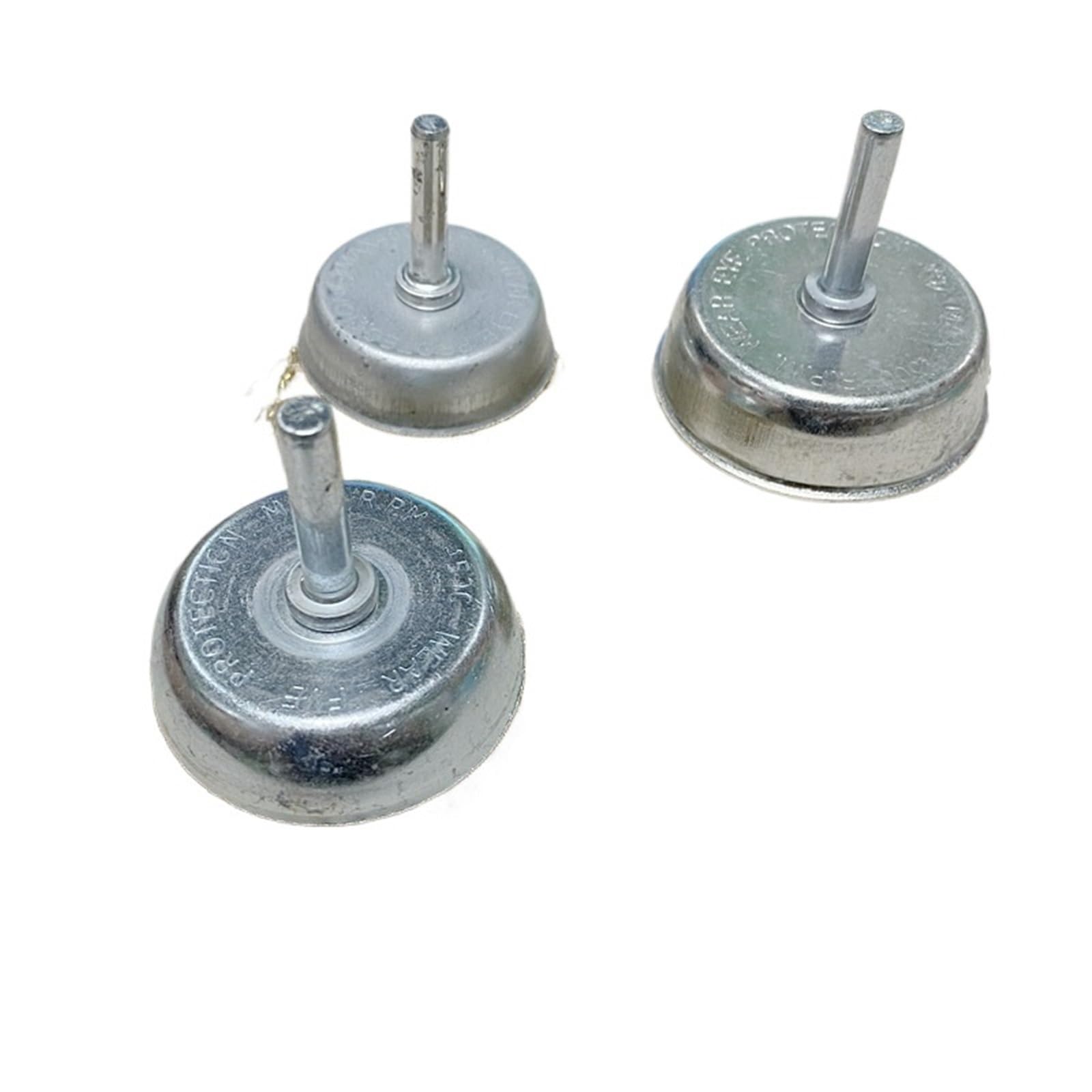 Nasadki szczotkowe do wiertarek, Szczotka garnkowa druciana Mosiądz i stal węglowa 1/4 cala Trzpień Usuwanie rdzy Polerowanie 1/3/5/6 szt(Cup Brush Set 3pcs)