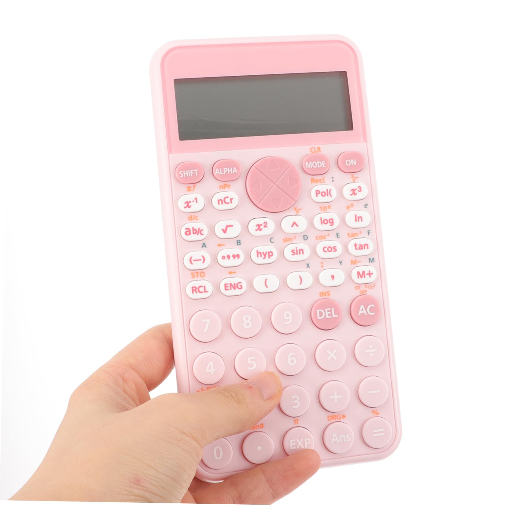 Tofficu 3piezas Calculadora Científica Portátil para Estudiantes Universitarios Exámenes De Física y Química Oficina y Competencia Color Rosa