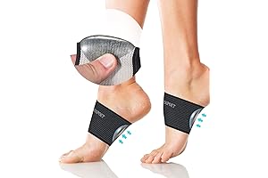 Copper Compression Arch Support Sleeves for Plantar Fasciitis Relief