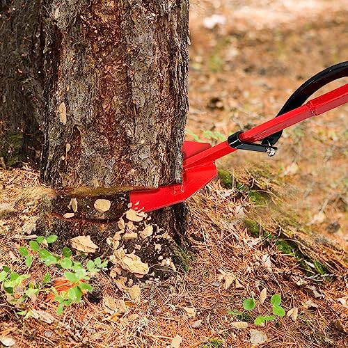 Foto von PRIJESSE Stammheber Geschmiedeter Kantheber Fällheber zum Baumfällen 130cm Geschmiedeter Kantheber mit Wendehaken Fällheber mit Wendehaken Ergonomischer Rutschfester Handgriff