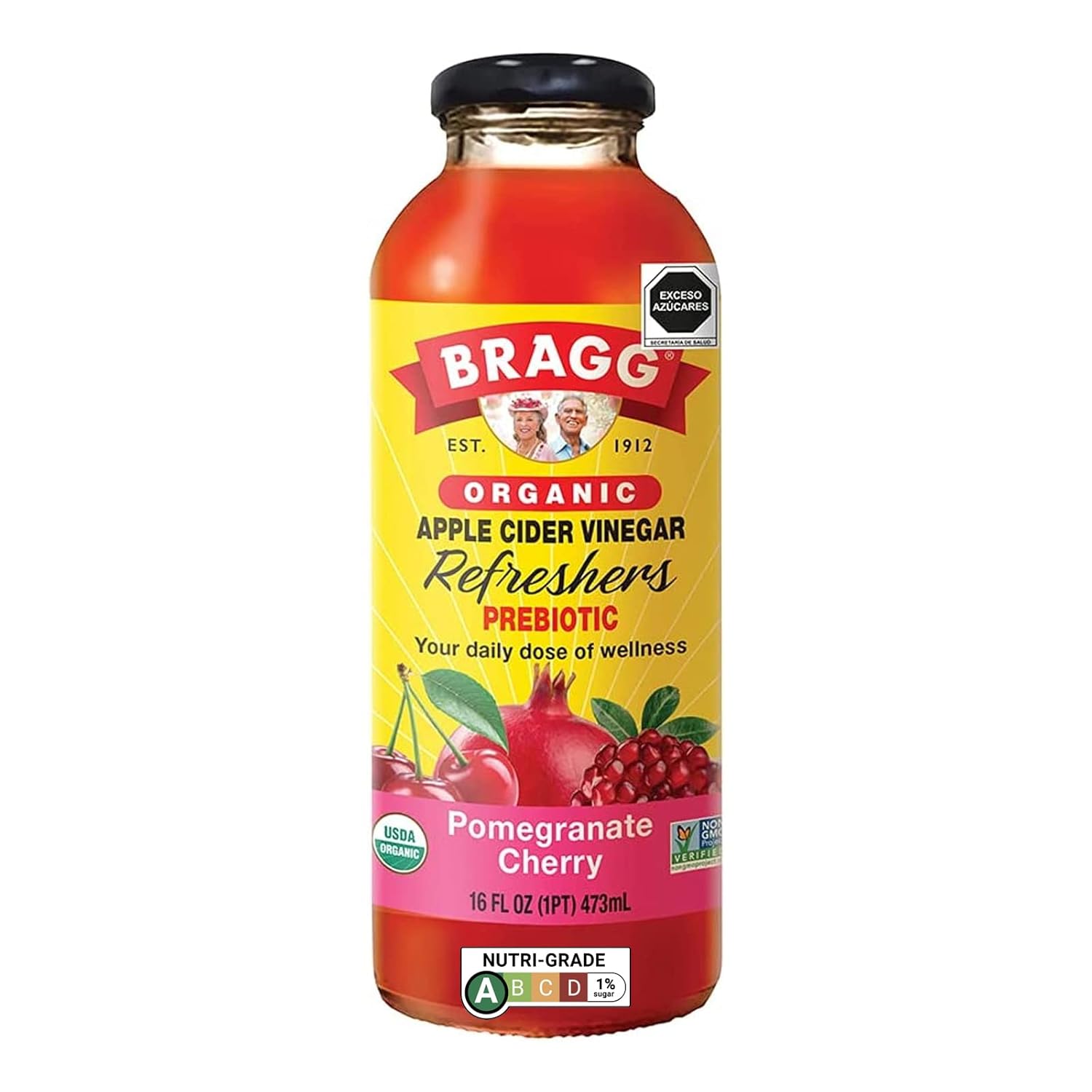 Bragg Organic Apple Cider Vinegar Refreshers Prebiotic All Natural