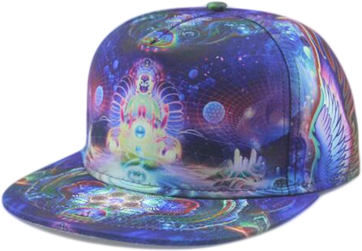 Bayto Unisex Fashion Street Hats Hip-hop Bboy Baseball Cap Colorful Prints DT071-buddha