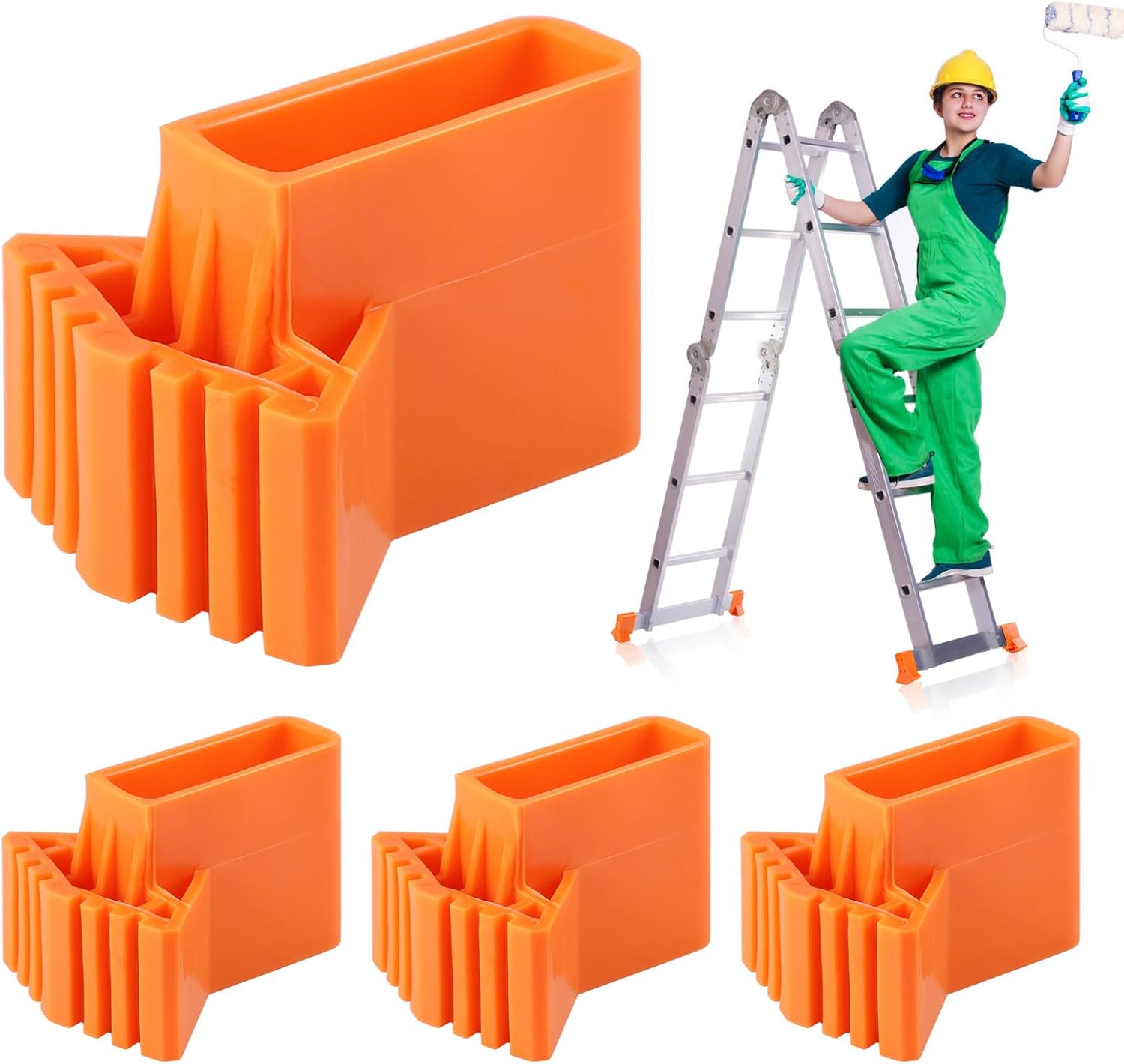 Piedini Antiscivolo Per Scale - Gomma Protettiva Per Pavimenti, Set Di 4 Pezzi Universali - Foto 7