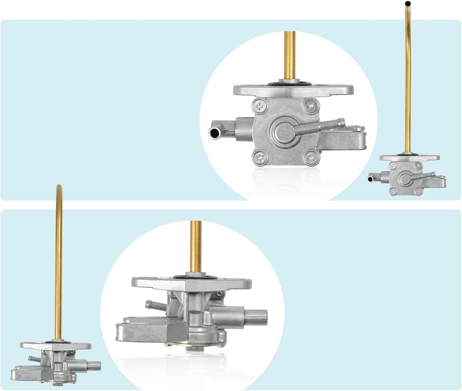 MOTO1988 Fuel Petcock Valve Tap For Kawasaki Brute Force 650 KVF650 F/G/H 4x4i 2006-2013 Brute Force 750 2005 2006 2007 KVF750 A/B/C/D 4x4i OEM 51023-0022