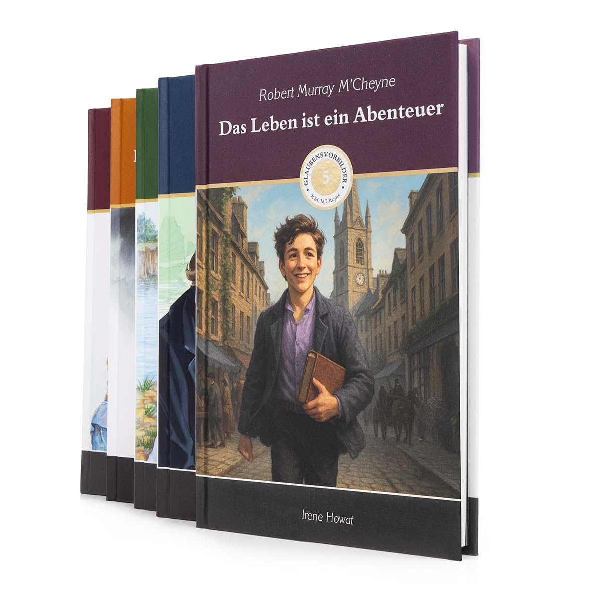 Paket: Glaubensvorbilder (Band 1-5): Band 1: Der Fürst der Prediger, Band 2: Das Feuer der Reformation, Band 3: Retterin bei Nacht, Band 4: Ein Abenteuer beginnt, Band 5: Das Leben ist ein Abenteuer