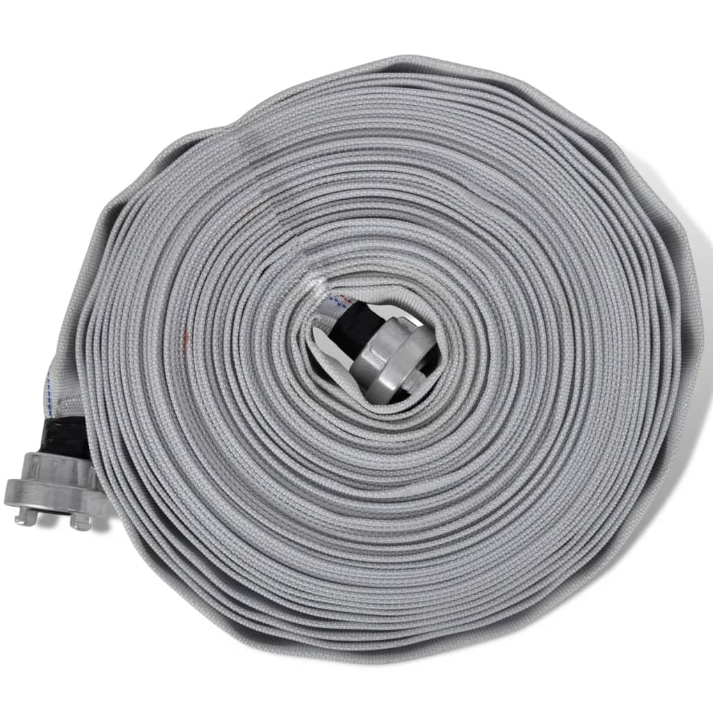 INLIFE D-Storz 141108 - Manguera plana para bomberos (20 m, acoplamientos de 1 pulgada, 2,2 kg)