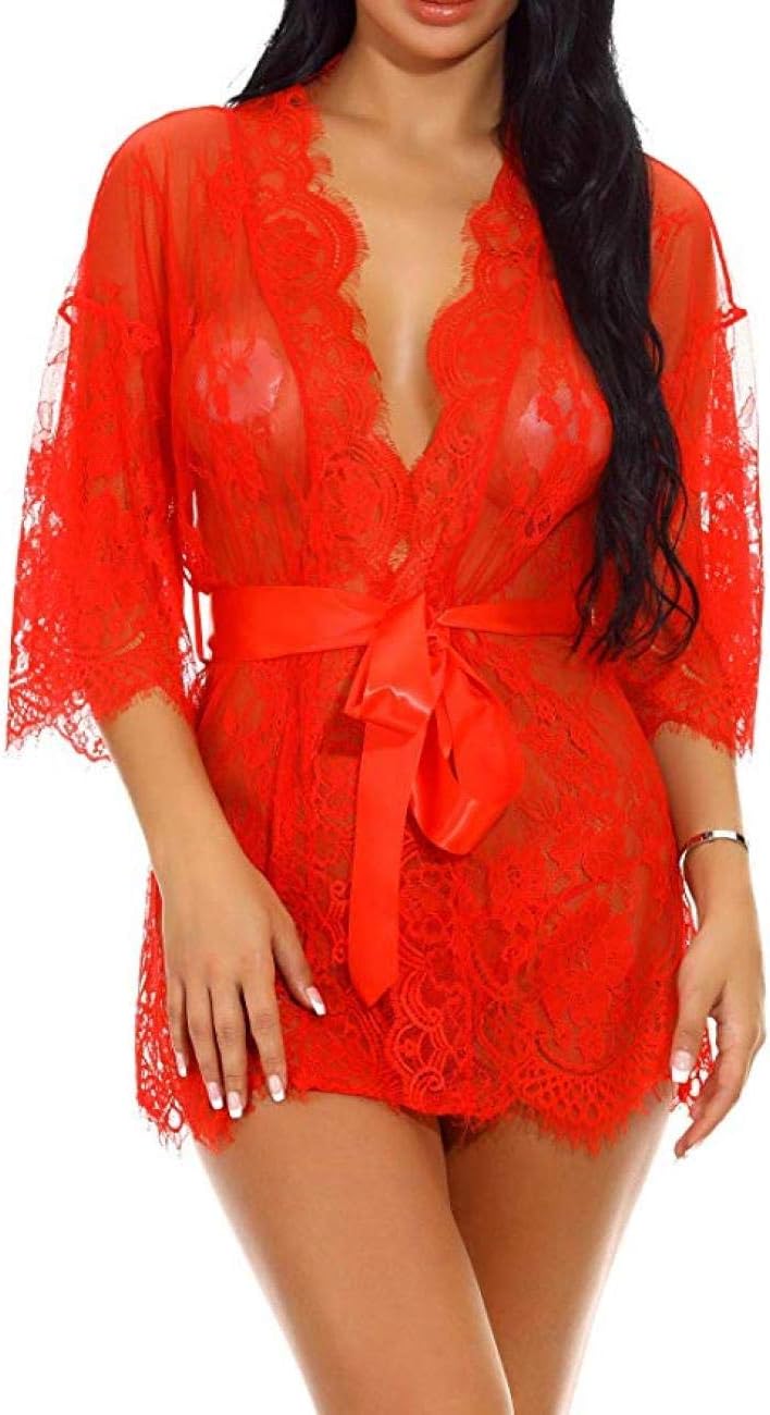 Petite-Size Chemises & Negligees Sexy Lingerie Sleepwear for Women Dress Underwear