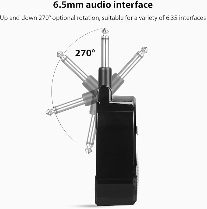 Amplificador de guitarra 5W portátil Bluetooth recargable miniatura 2