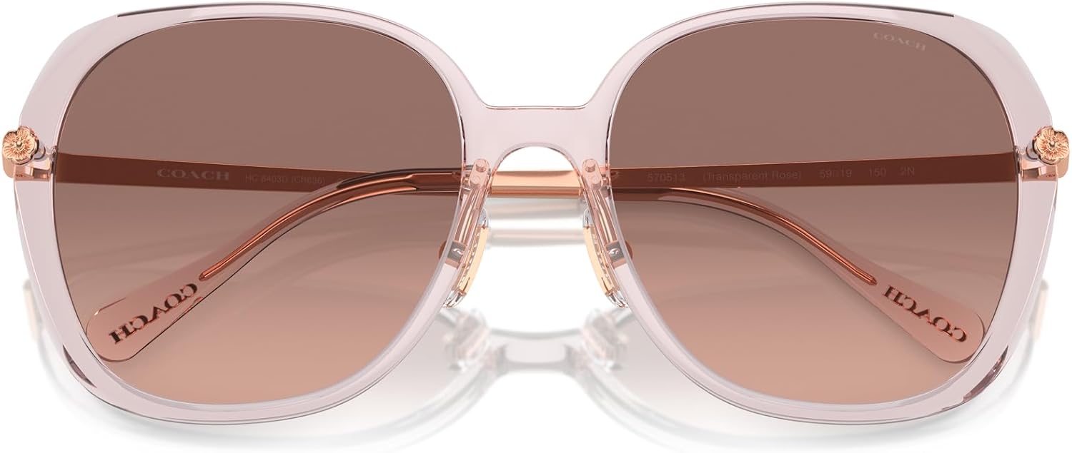 COACH womens Hc8403d Square Sunglasses