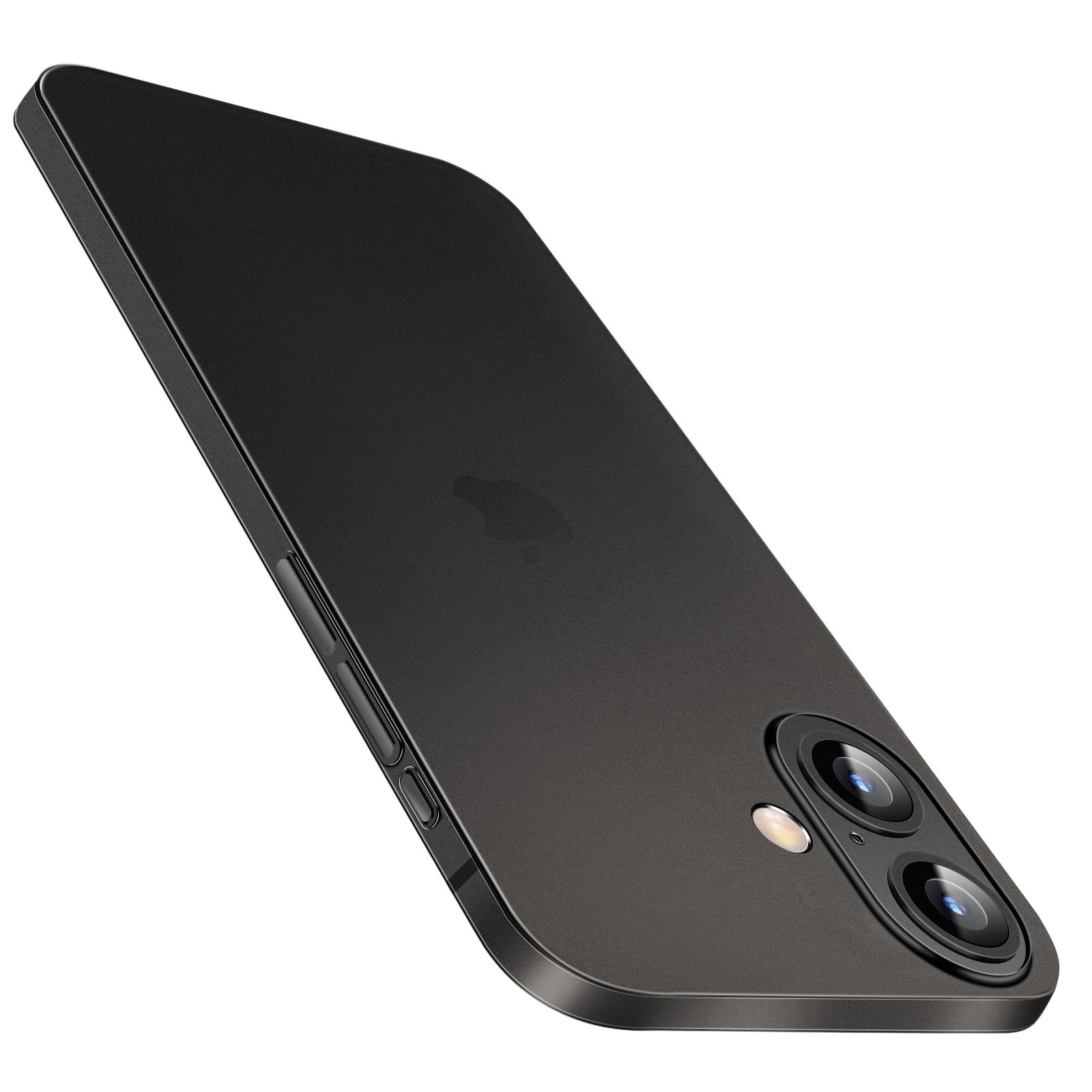 Purluct for iPhone 16 Slim Case,Paper-Thin Transparent Finish Skin Back Case [Non Yellowing] Ultra Protective Cover with Camera Protection 6.1 Inch (