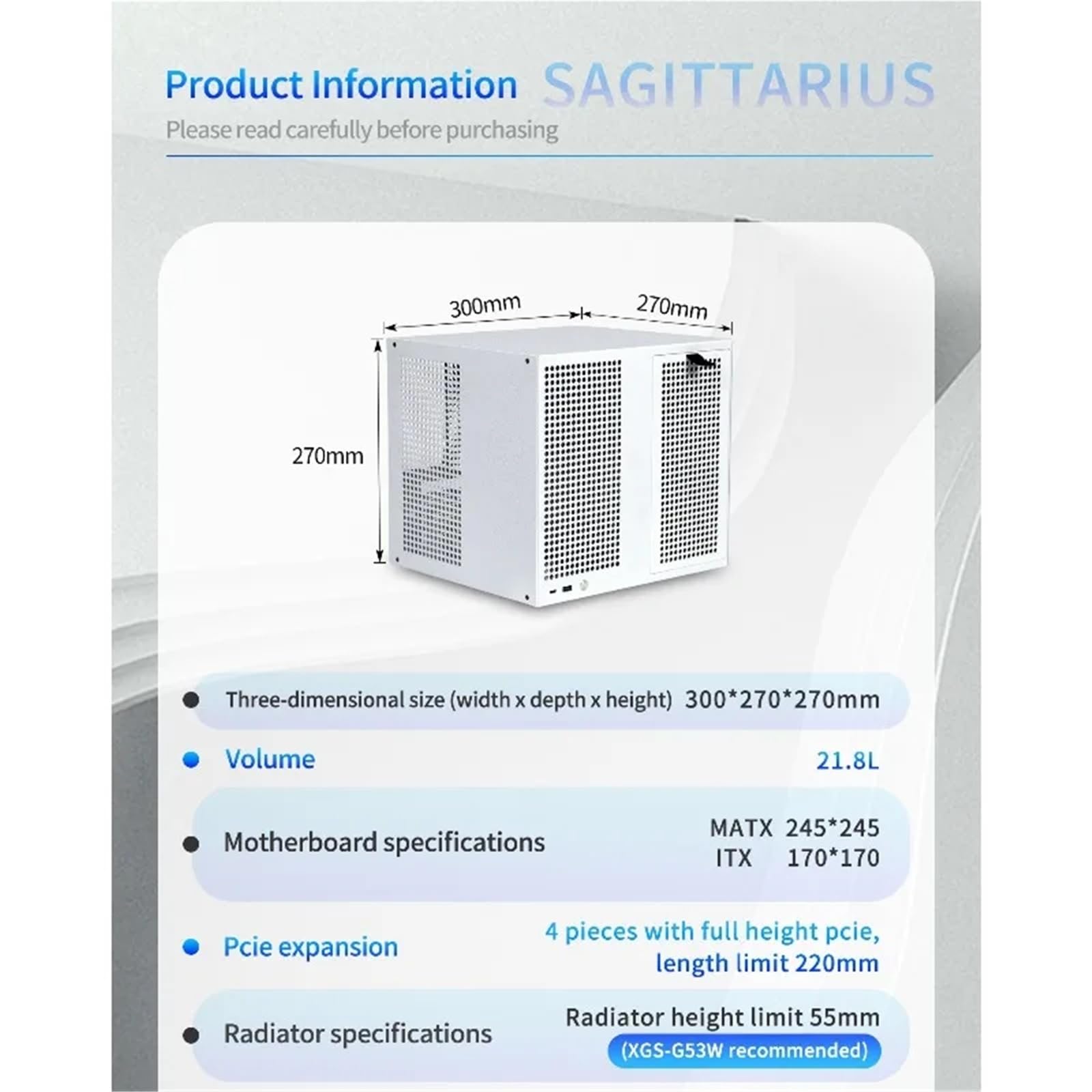 Amazon.co.jp: 互換性がありますSagittarius 8Bay NAS ケース、MATX に