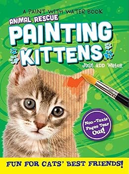 Paperback Animal Rescue Paint with Water Activity Book-Fun for Cats' Best Friends Book