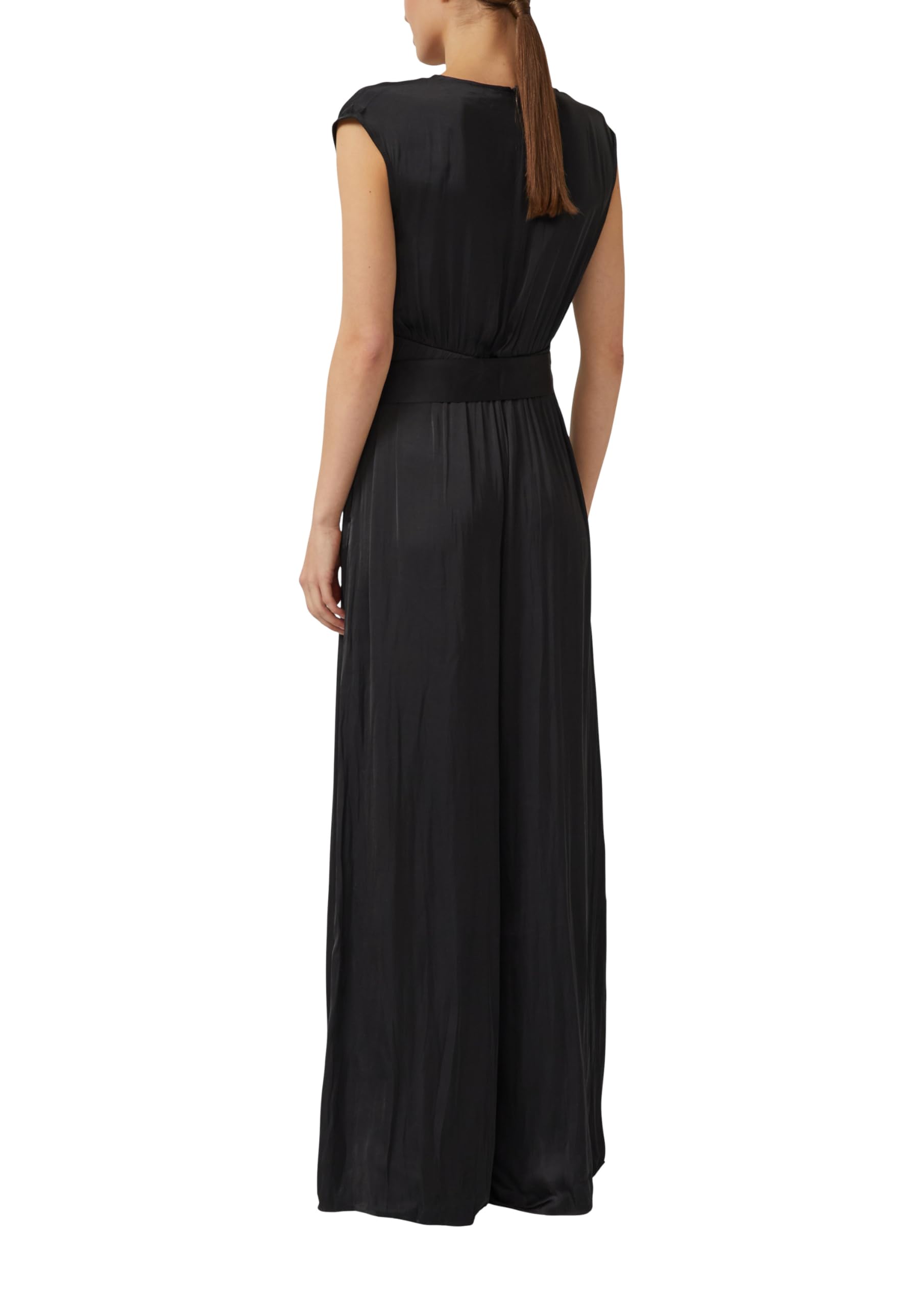 s.Oliver Satin-Jumpsuit mit Extra Wide Leg