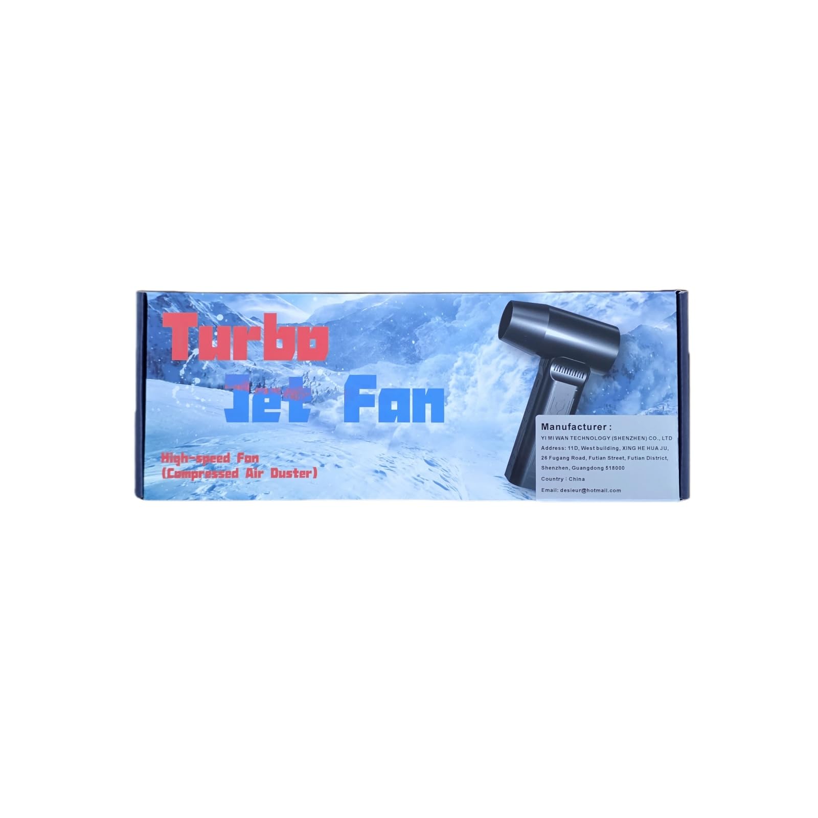 EMEBAY Soffiatore Aria Compressa 600g con Potenza del Vento, Spruzzo Aria Compressa con Batteria, Spolverino Aria compressa Senza Fili per Pulizia di Officina e PC, Rimozione di Neve e Foglie