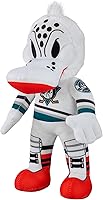 Vista 3 de Bleacher Creatures Anaheim Ducks Wild Wing - Figura de peluche de mascota de la NHL de 10 pulgadas (uniforme triangular verde azulado), una mascota