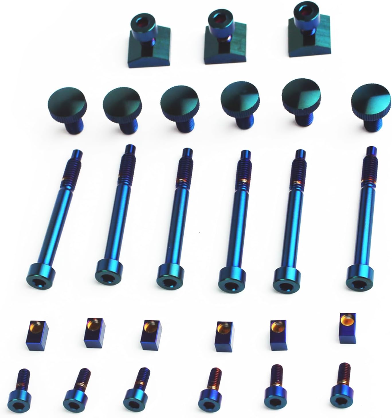 Guyker Blue Titanium Alloy FR Screw 1 Set Tremolo System Electric Guitar