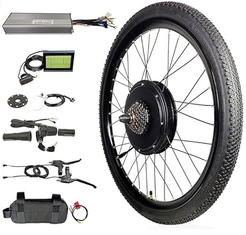 DREAMyun 48V 1500W Electric Bike Conversion Kit, 26" 27.5" 29" Front Rear Wheel Electric Bicycle Motor Conversion Kit E-Bike Cycling Hub,Rear 27.5"
