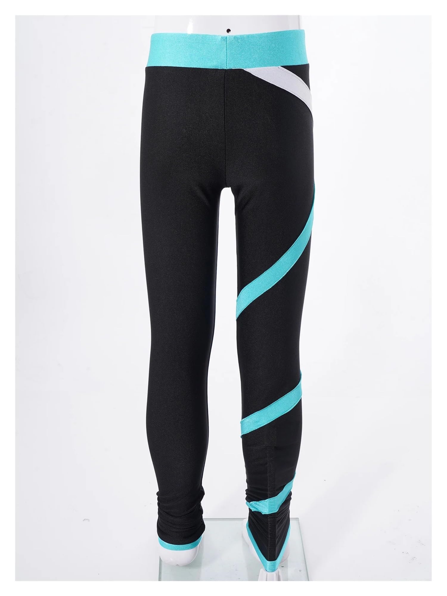 Maillot Gimnasia Mono de Gimnasia for niñas, Manga Larga, Brillantes Diamantes de imitación, Mallas de Ballet y Gimnasia con Leggings for Yoga, Patinaje Maillot De Danza Gimnasia(14)