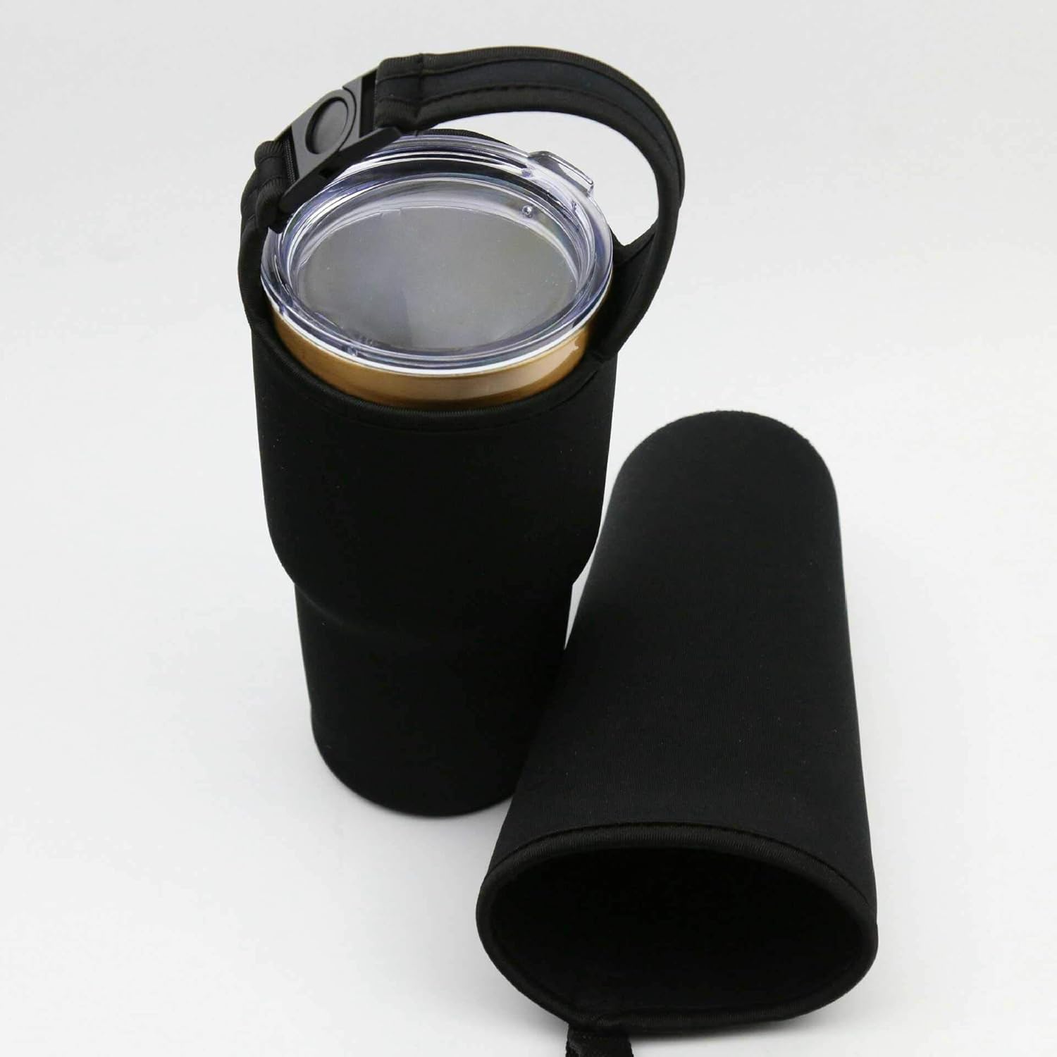 Blасk Frіdау - 80% оƒƒ 4 Pack Tumbler 30oz Carrier Holder Pouch for 30 oz Insulated Tumbler Coffee Cup, Neoprene Sleeve with Carrying Handle(Black,Blue,Pink,Navy)