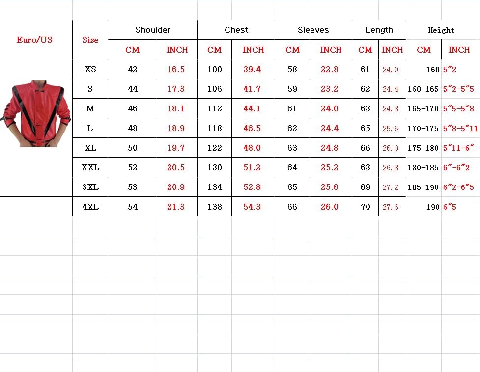 Red Leather Jacket for Audlts Kids Tolloder Dance Costumes Celebrate Festival Dress Halloween - Image 7