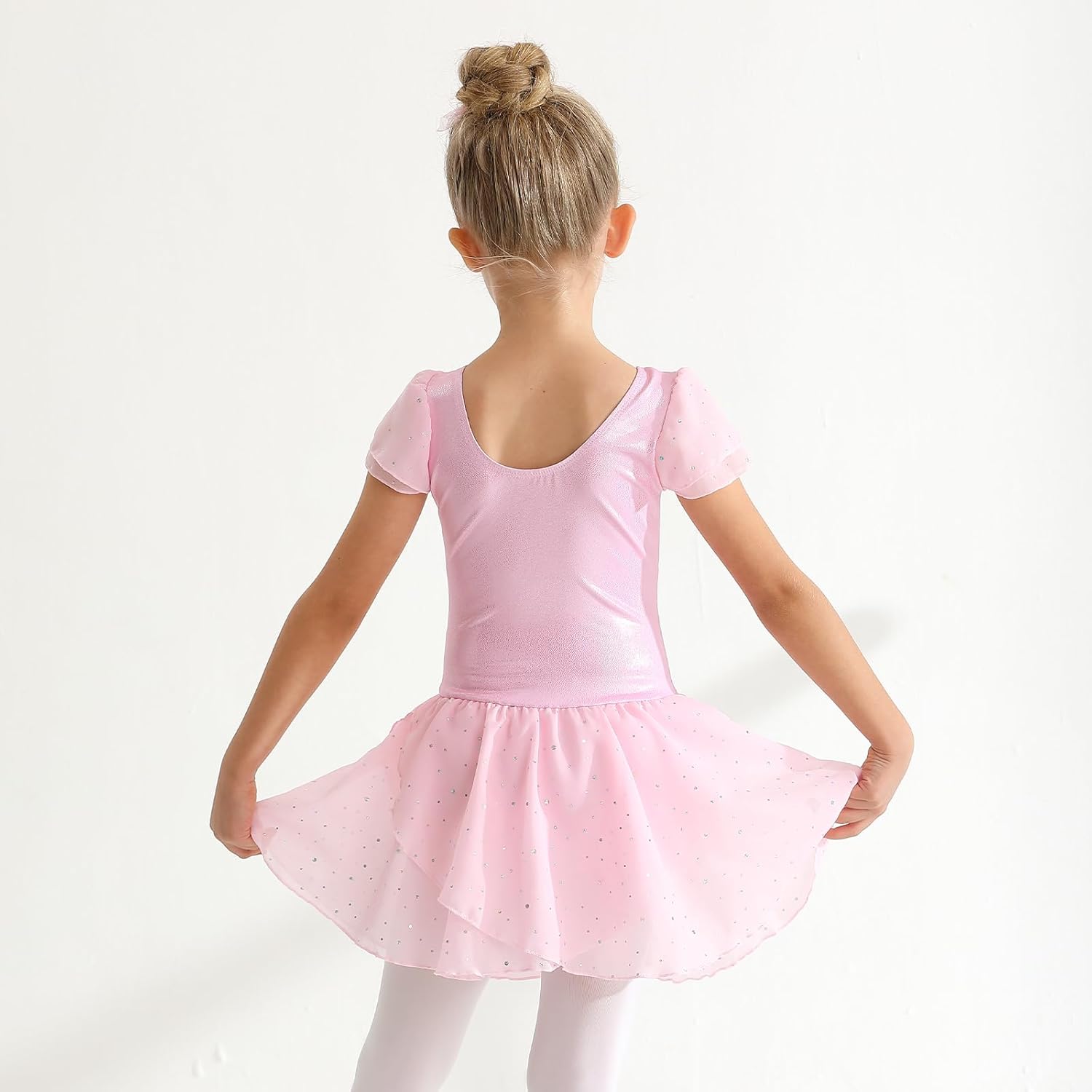 Dance Leotard for Girls Toddler Gymnastics Ballet Dress Dance Outfits for Girls 2-9 Years - Image 3